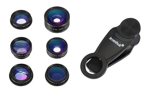 Набор объективов для смартфона Levenhuk Lens S7,  1
