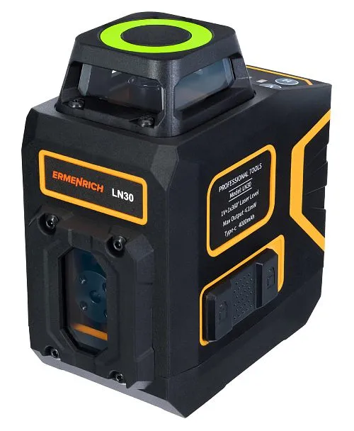 Лазерный уровень Ermenrich PLUS LN30, черный,  1