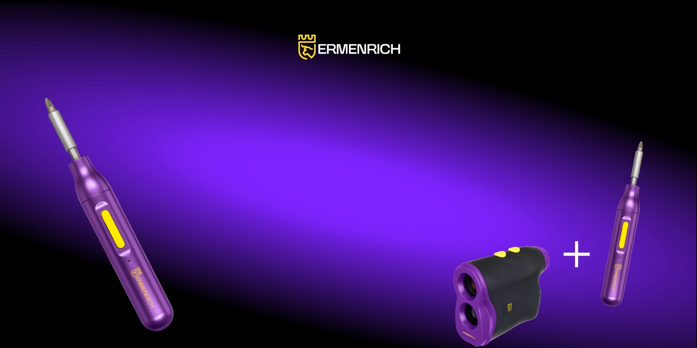 Отвертка в подарок к строительному дальномеру