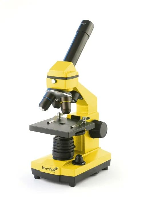 Биологический микроскоп Levenhuk Rainbow 2L Yellow,  1