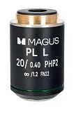 Объектив MAGUS 20HP 20х/0,40 Plan L фазовый PHP2 ∞/1,2 WD 8,0 мм