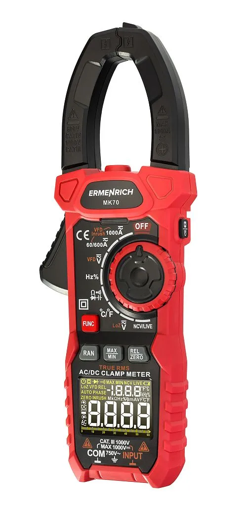Токоизмерительные клещи Ermenrich Ping MK70,  1