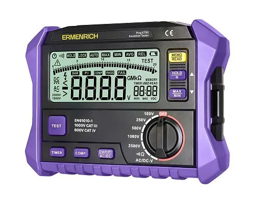 Тестер изоляции Ermenrich Ping ET50,  1