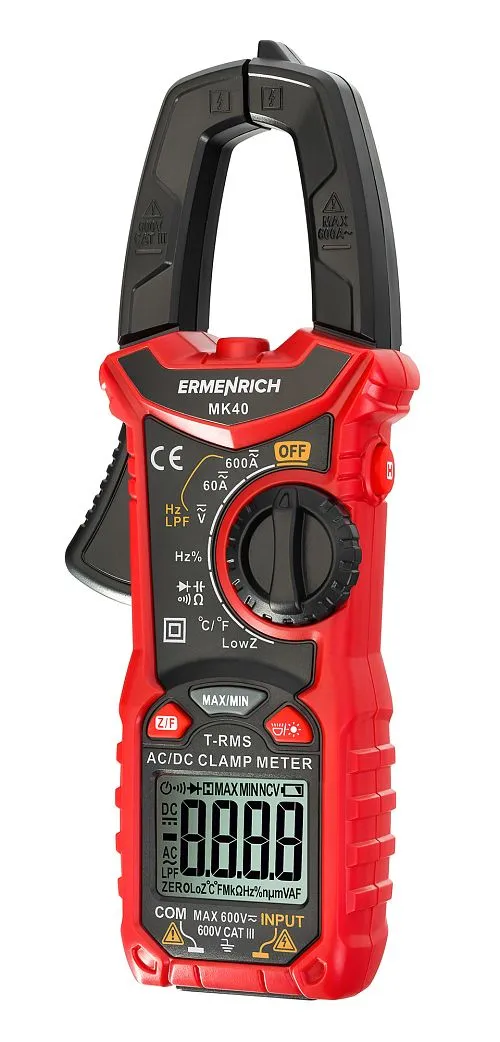 Токоизмерительные клещи Ermenrich Ping MK40,  1
