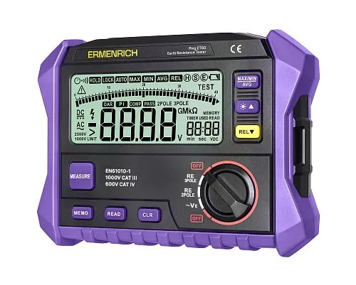 Тестер заземления Ermenrich Ping ET60,  1