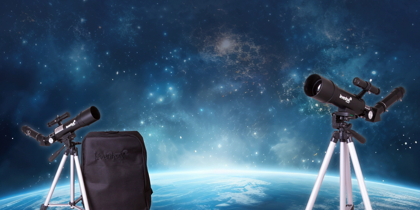 Скидка 20% на телескопы Levenhuk Skyline Travel