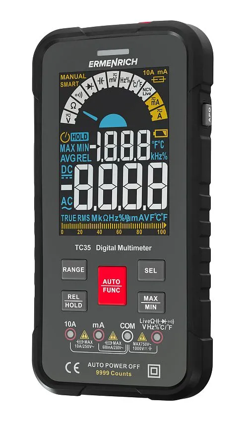 Цифровой мультиметр Ermenrich Zing TC35,  1