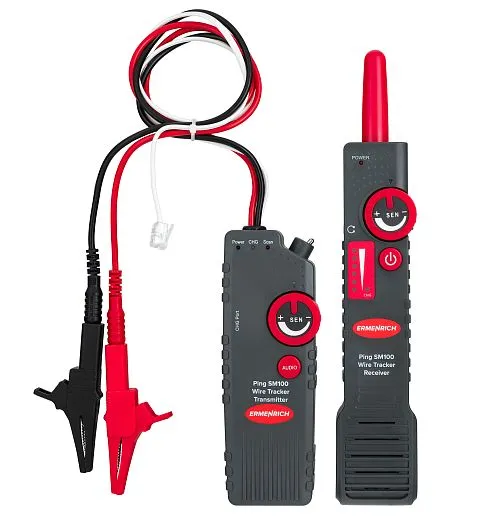 Трассоискатель Ermenrich Ping SM100, серый,  1