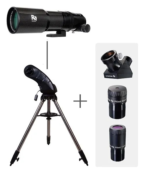 Levenhuk Ra R80 ED Doublet Carbon Kit v3,  1