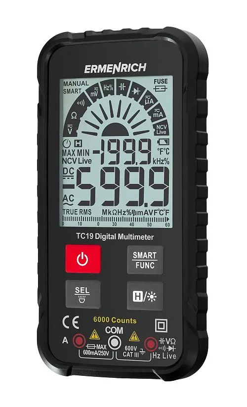 Цифровой мультиметр Ermenrich Zing TC19,  1