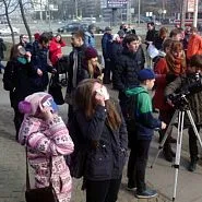 Петербург и Москва наблюдали солнечное затмение в телескопы Levenhuk