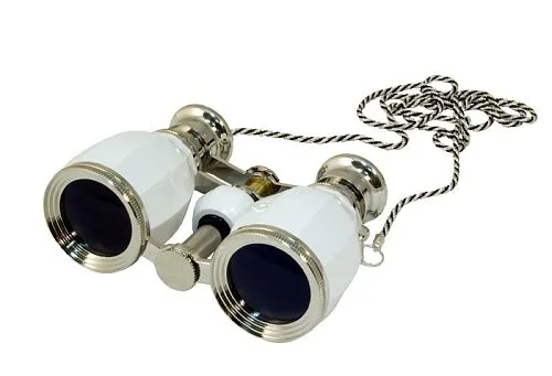 Бинокль Levenhuk Broadway 430A с цепочкой, белый,  1