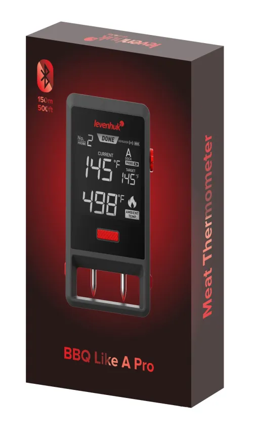 Термометр для мяса Levenhuk Wezzer Grill BT50,  2