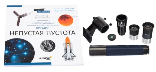 Телескоп Levenhuk Discovery Spark 114 EQ с книгой,  3