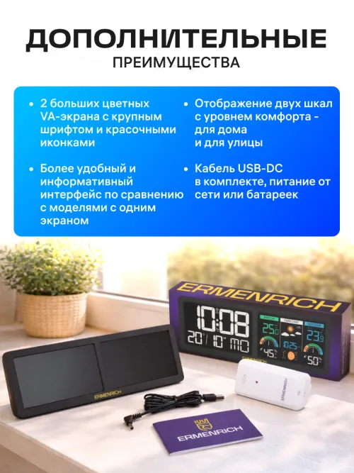 Метеостанция Ermenrich Report WR70,  17