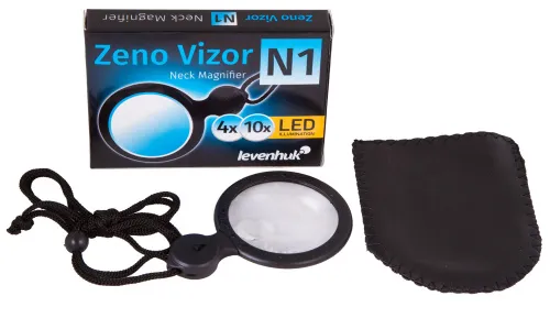 Лупа нашейная Levenhuk Zeno Vizor N1,  2