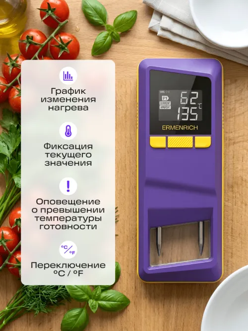 Термометр для мяса Ermenrich BBQ GT40,  16