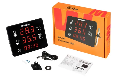 Термометр для сауны Levenhuk Wezzer SN80,  2