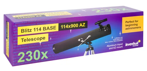 Телескоп Levenhuk Blitz 114 BASE,  12
