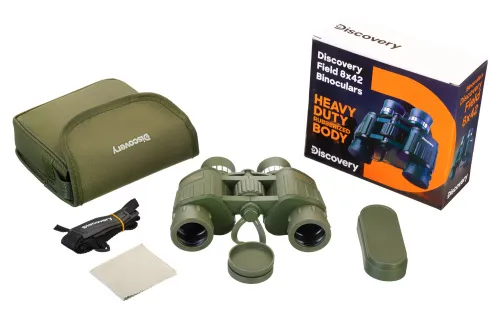 Бинокль Levenhuk Discovery Field 8x42,  4