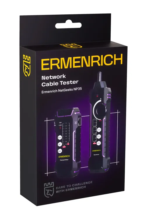 Кабельный тестер Ermenrich NetGeeks NP35,  12