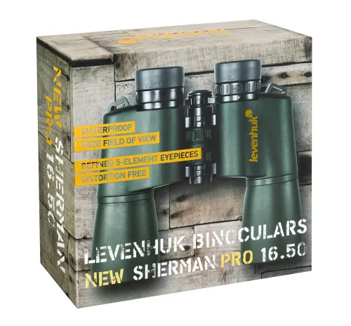 Бинокль Levenhuk New Sherman PRO 16x50,  13