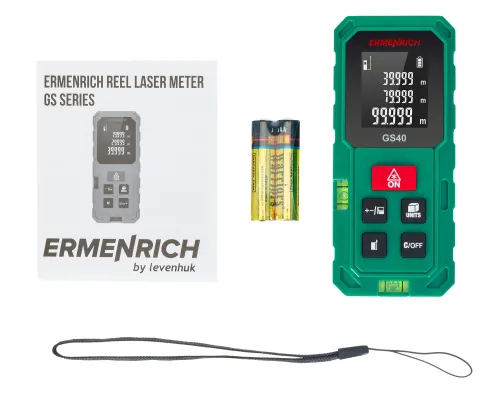 Лазерная рулетка Ermenrich Reel PLUS GS40,  2