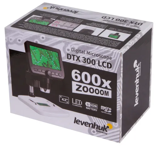 Микроскоп цифровой Levenhuk DTX 300 LCD,  16