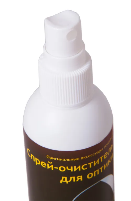 Набор для ухода за оптикой Levenhuk (2 салфетки 15x15 см, спрей 95 мл),  6