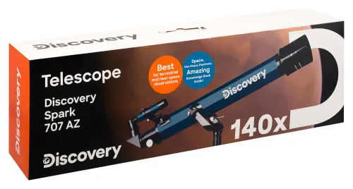 Телескоп Levenhuk Discovery Spark 707 AZ с книгой,  15