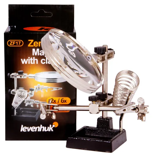 Лупа штативная Levenhuk Zeno Refit ZF17,  2
