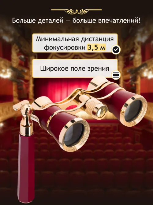 Театральный бинокль-лорнет Levenhuk Broadway 325E,  15