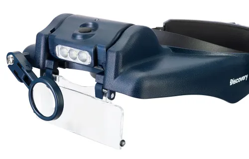 Лупа налобная с аккумулятором Levenhuk Discovery Crafts DHR 10,  7