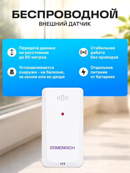Метеостанция Ermenrich Report WR40,  18
