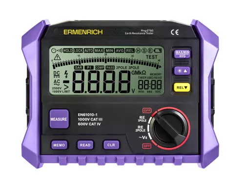 Тестер заземления Ermenrich Ping ET60,  3