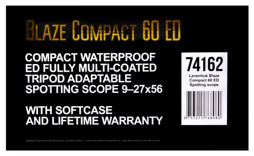 Зрительная труба Levenhuk Blaze Compact 60 ED,  19