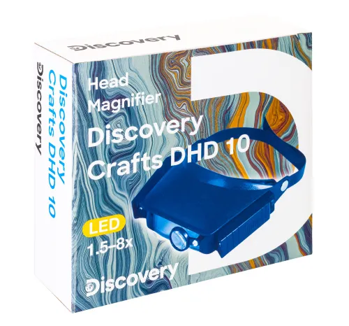 Лупа налобная Levenhuk Discovery Crafts DHD 10,  10
