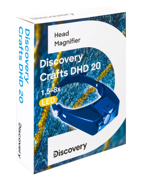 Лупа налобная Levenhuk Discovery Crafts DHD 20,  10