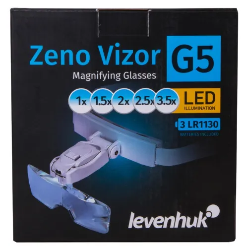 Лупа-очки Levenhuk Zeno Vizor G5,  12