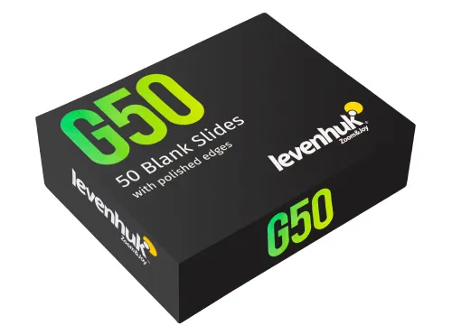 Стекла предметные Levenhuk G50, 50 шт.,  2