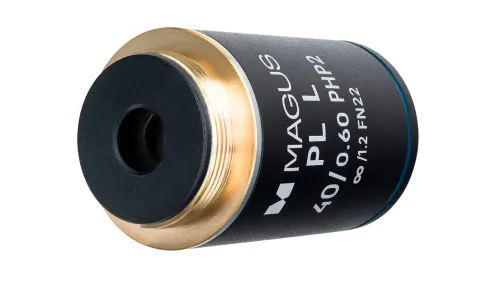Объектив MAGUS 40HP 40х/0,60 Plan L фазовый PHP2 ∞/1,2 WD 3,5 мм,  4