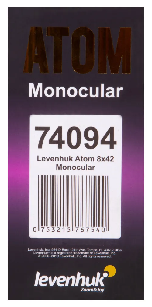 Монокуляр Levenhuk Atom 8x42,  14