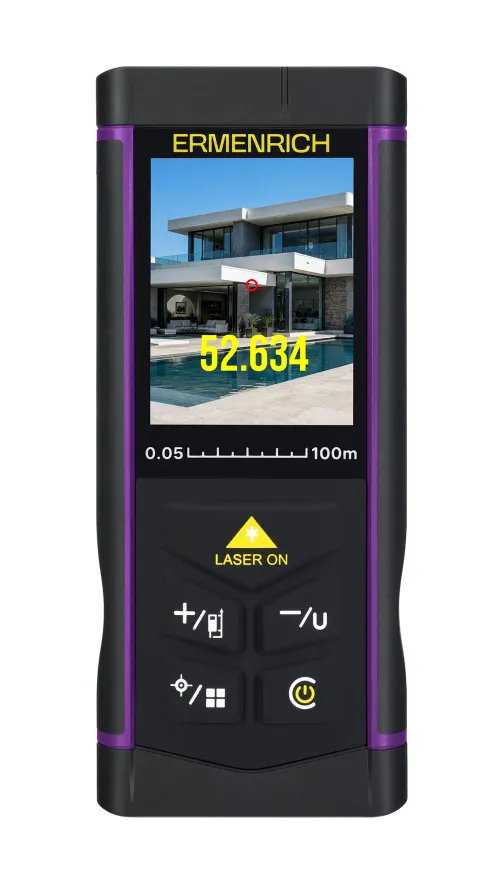 Лазерная рулетка Ermenrich PRO LR100, с камерой,  4