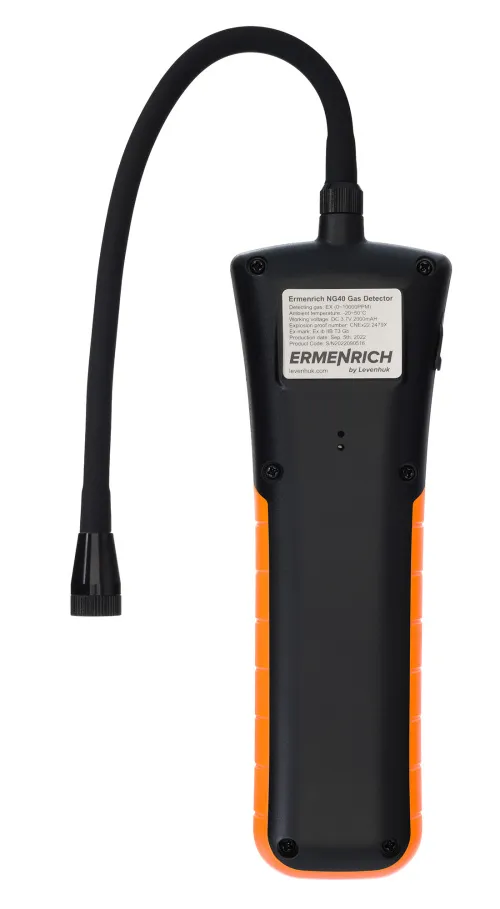 Детектор газа Ermenrich NG40, черный,  3