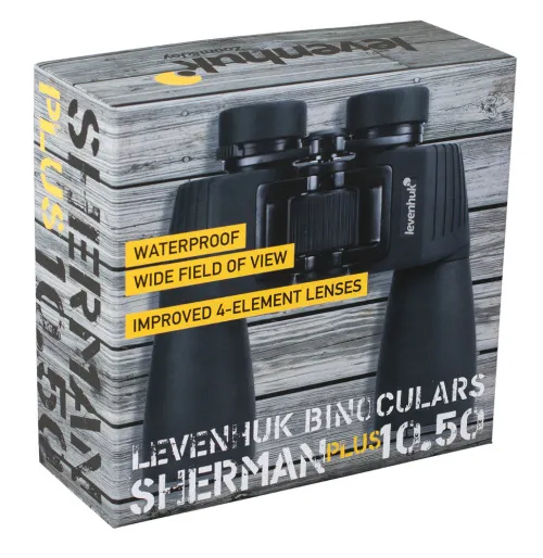 Бинокль Levenhuk Sherman PLUS 10x50,  9