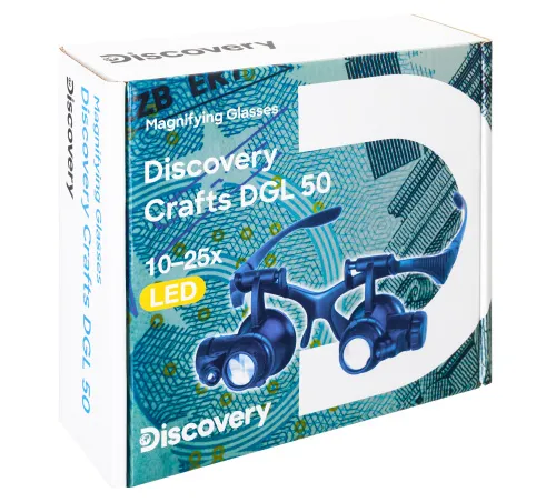 Лупа-очки Levenhuk Discovery Crafts DGL 50,  13