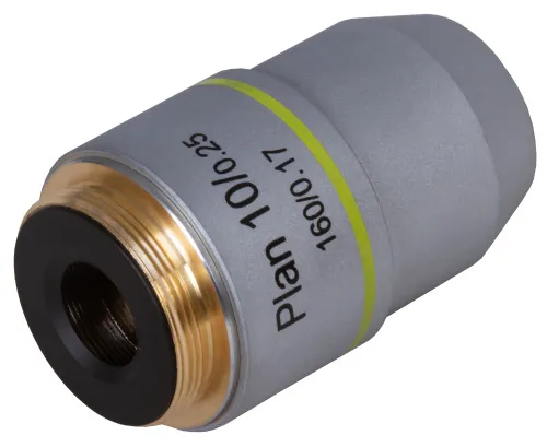 Объектив планахроматический Levenhuk MED 10x,  3