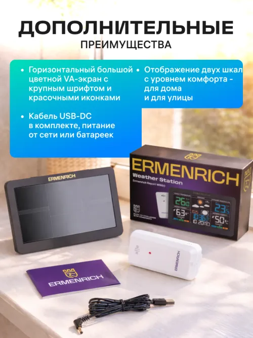 Метеостанция Ermenrich Report WR60,  17