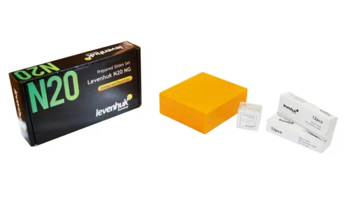 Набор готовых микропрепаратов Levenhuk N20 NG,  6