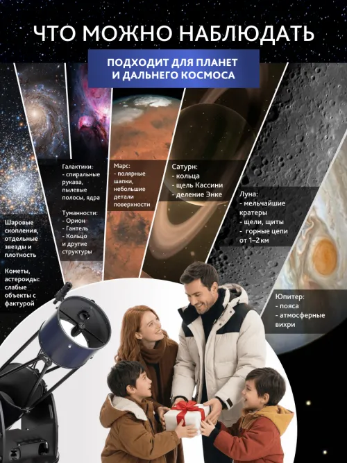 Телескоп Добсона Levenhuk New Skyline PRO 12" (300/1525) Retractable,  19